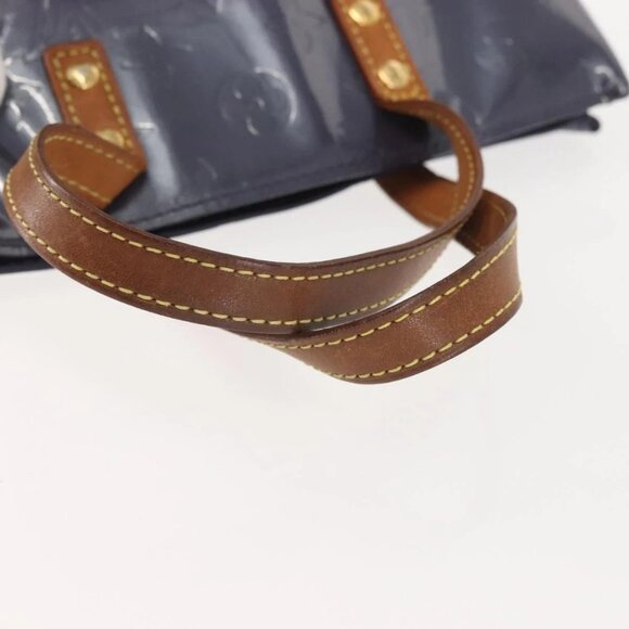 LOUIS VUITTON Monogram Vernis Reade PM Hand Bag Indigo M91335 LV Auth 144063 - Picture 8 of 15